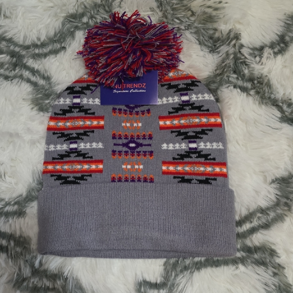 Tribal Print Beanie